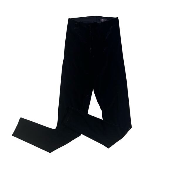 Commando Control Black Velvet High Waist Leggings L - Picture 1 of 7